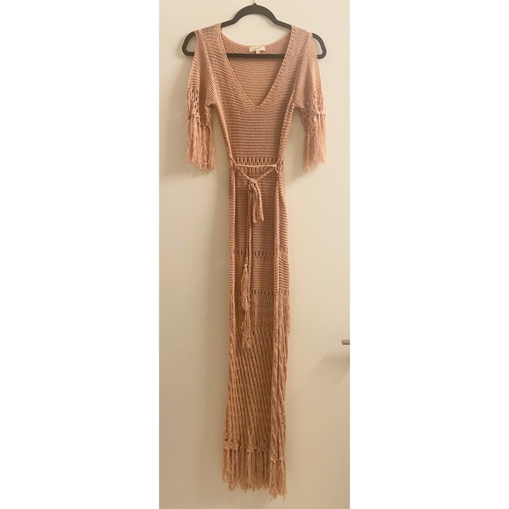 Gorgeous Blush pink knit cover up